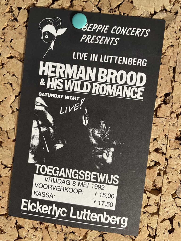 Ticket voor concert Herman Brood in Elckerlyc